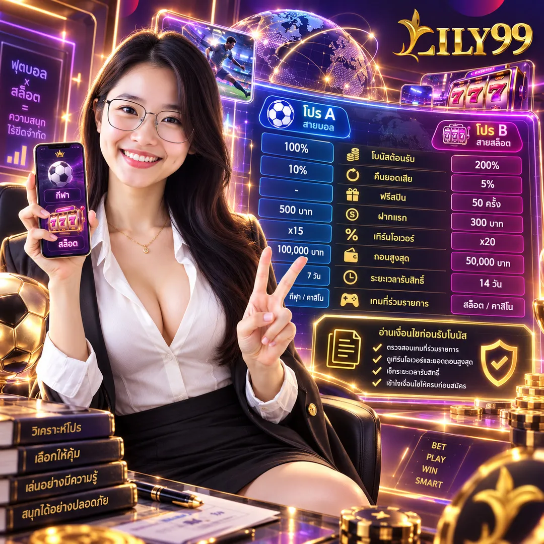 เปรียบเทียบโปรโมชั่นเว็บบอลสล็อต: อ่านเงื่อนไขโบนัสอย่างไรไม่ให้เสียเปรียบ