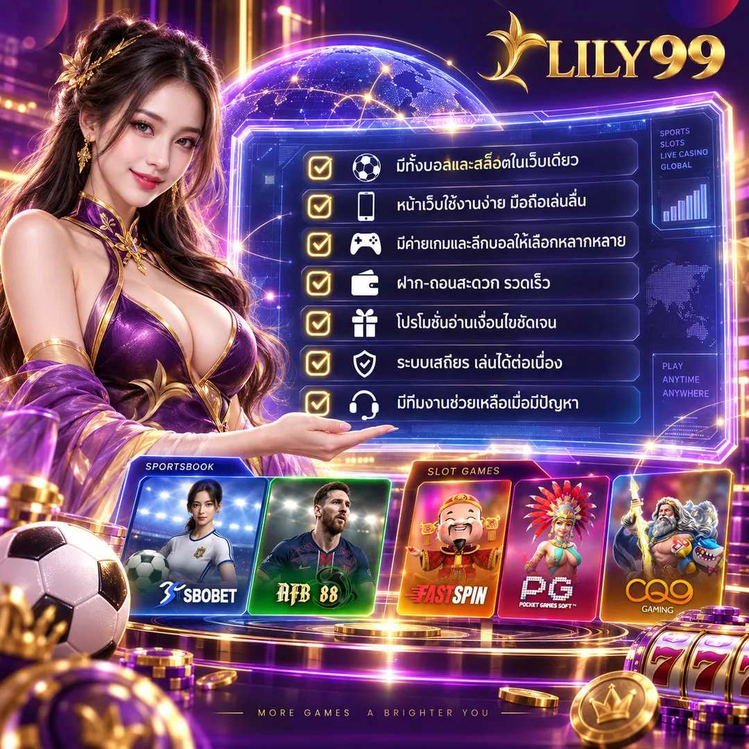Checklist เลือกเว็บบอลสล็อตที่เหมาะกับคนเล่นบอลและเล่นสล็อตในเว็บเดียว